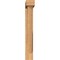 Ekena Millwork Traditional Block Smooth Bracket w/ Offset Brace, Western Red Cedar, 5 1/2"W x 28"D x 40"H BKT0604X28X40TRA05SWR - alternate 2